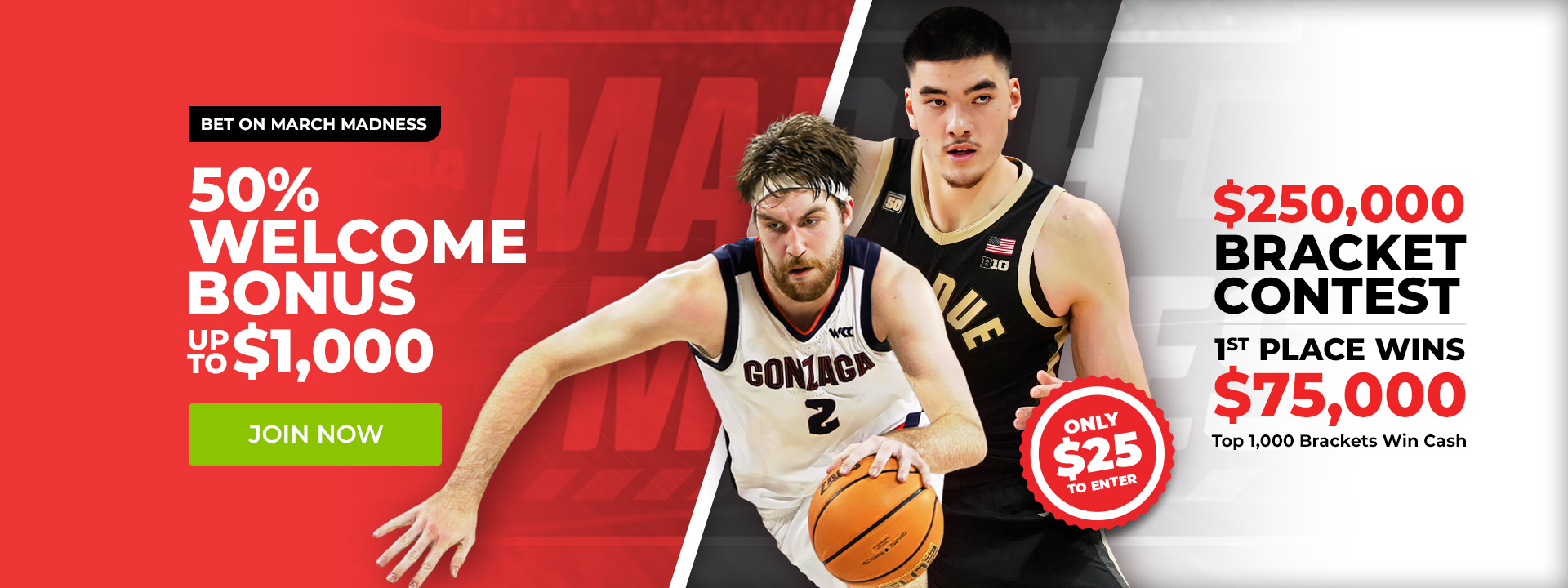 Online Sportsbook March Madness 250,000 Bracket Contest at